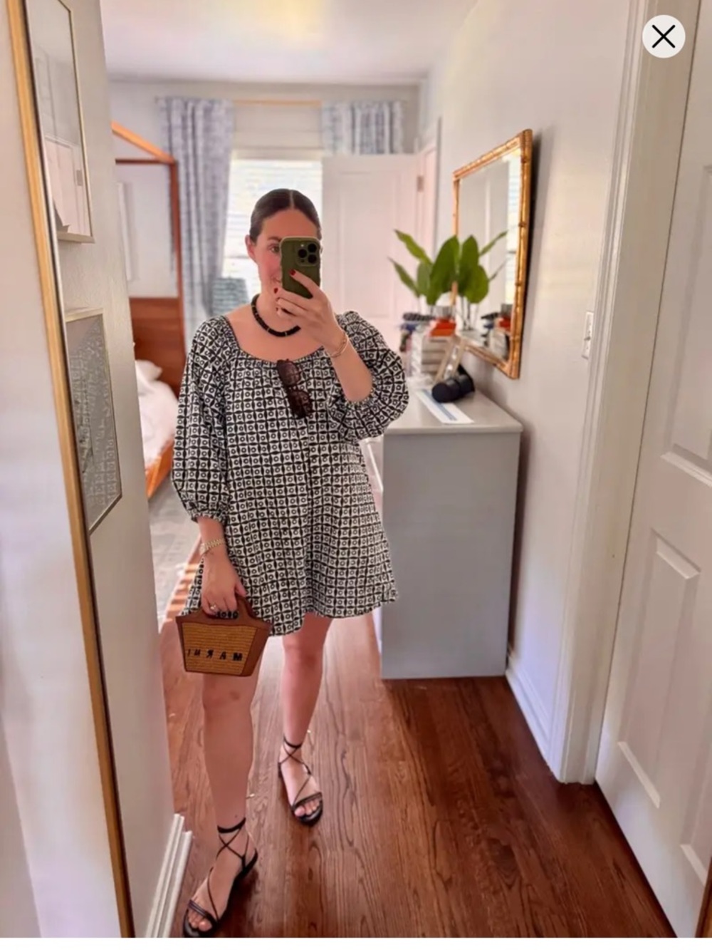 Ciao Lucia Black Dali Dress